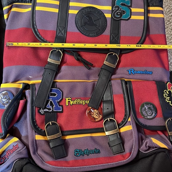 Hogwarts House Striped Backpack - Red and Black main image 10